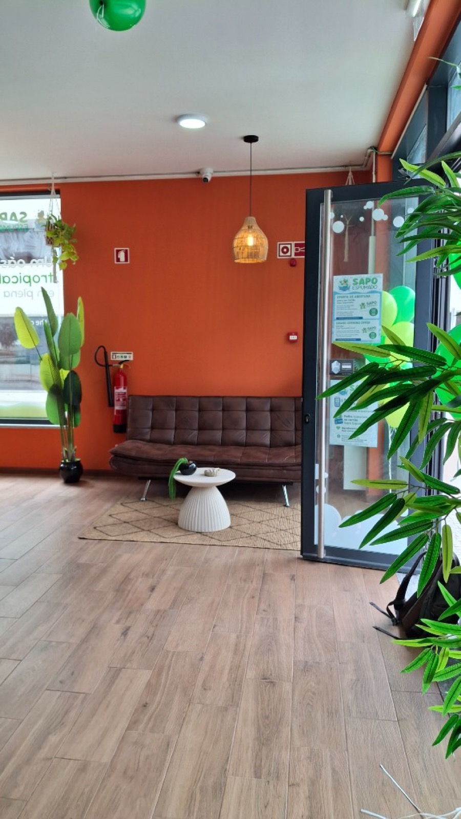Lounge Sapo Espumado com oferta de abertura — oásis tropical em Asprela